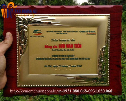 Bảng vinh danh đồng gỗ - ĐG 20