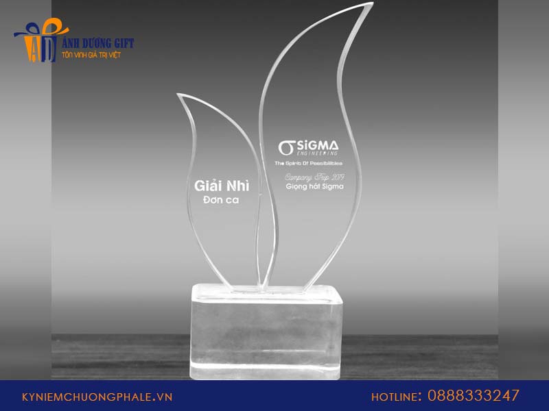 Kỷ niệm chương thủy tinh Hà Nội